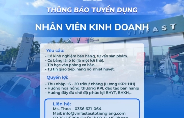 [Tuyển Dụng] NHÂN VIÊN KINH DOANH